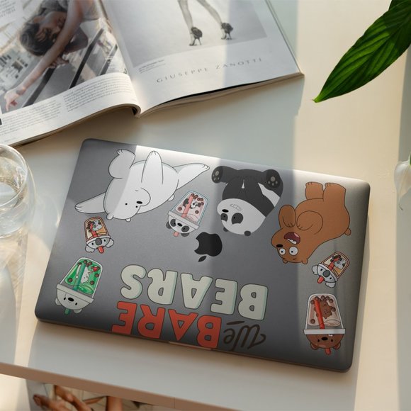 Cartoon We Bare Bears case for apple MacBook All Generations Air Pro - Picture 6 of 7